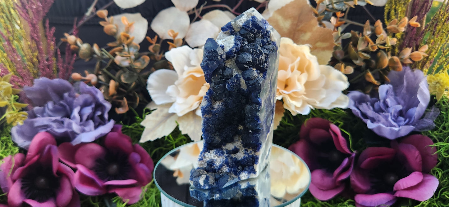 Blueberry Fluorite Tower