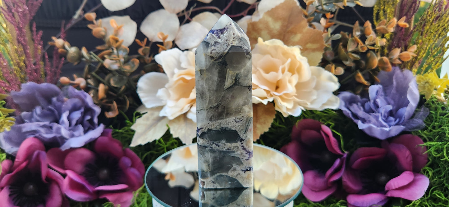 Blueberry Fluorite Tower