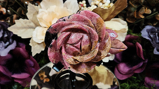 Rhodonite Crystal Rose