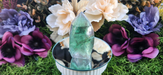 Rainbow Fluorite Flame