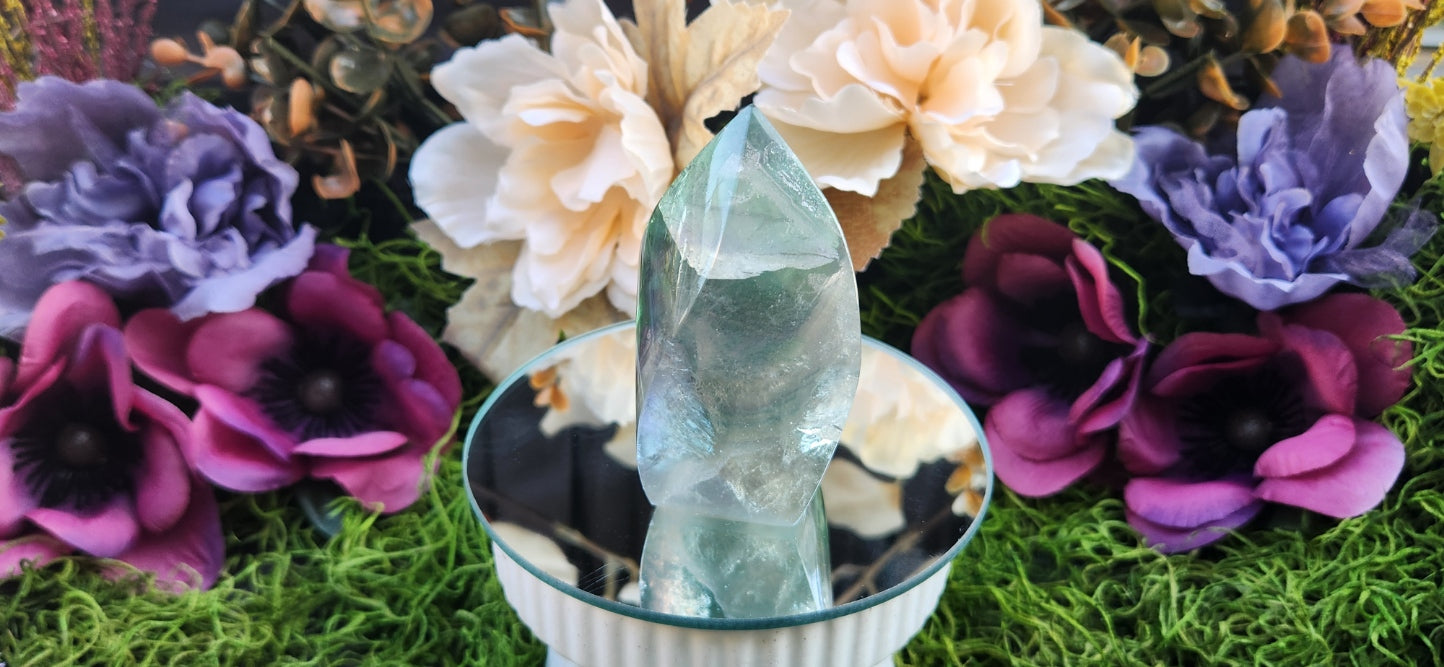 Rainbow Fluorite Flame
