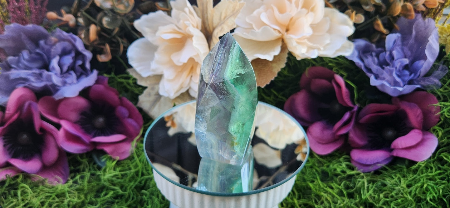 Rainbow Fluorite Flame