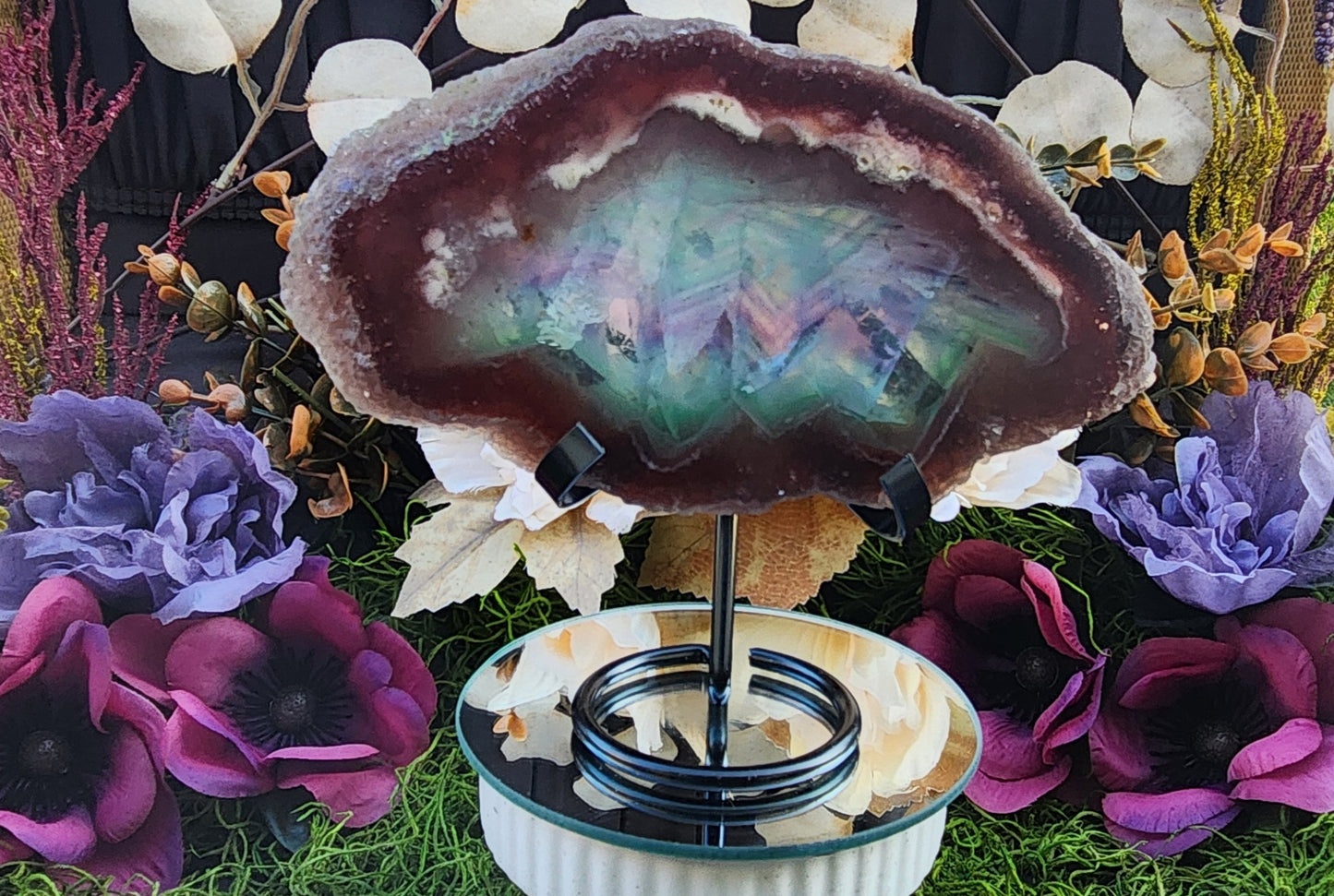 Rainbow Fluorite Slab