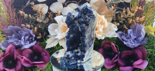 Blueberry Fluorite Tower