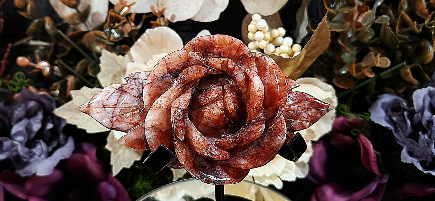 Fire Quartz Rose