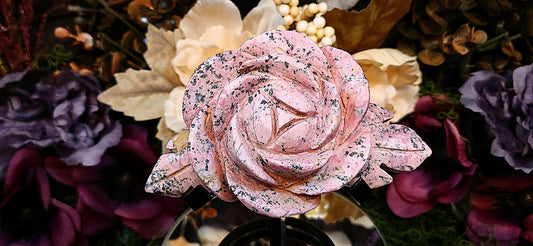 Peruvian Rhodonite Rose Light Pink
